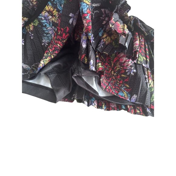 LUCKY IN LOVE X Bethanie Mattek Sands Court Worn Floral Tennis Skort Size M - Picture 2 of 5